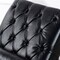 PU Leather Tufted Chaise Lounge Chair with Bolster Pillow and Tapered Legs